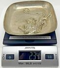 Durgin Mw Galt And Bros Hammered Sterling Silver Tray Bowl Lion Dragon 234 Grams