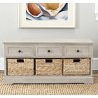 Damien Grey 3-drawer Storage Unit - 42 1  X 15 4  X 19 7 