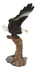 Ebros 7  Tall Bald Eagle Descending On Tree Branch Decorative Figurine Resin