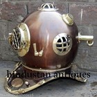 Us Navy Diver Diving Helmet Antique Mark 5 Scuba Deep Sea Full Size Vintage Gift