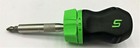 New Snap-on Stubby Green Ratcheting Screwdriver Sgdmrc11ag  soft Handle  Nib 