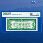 Fr 1600 1928  1 One Dollar Silver Certificate Blue Seal  Pmg Gem 65 Epq  37156