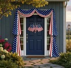 Patriotic Door Decorations Set Outdoor 4th Of July Swag Banners Independence Day