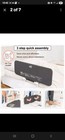 Portable Bed Rails Guard Foldable Crib Rail For Kids Toddlers 41 Inch-dark Gray