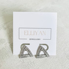 Tribe Crystal Silver Earrings