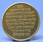 Sobriety Bronze Chip - Medallion - Vietnam Veteran In Recovery  