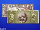 Reproduction  1 1870 National Bank Note Us Paper Money Currency Copy