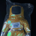 Vintage 1997 Metallic Yellow Intel Bunny People Plus Figure 13  Tall Kid Toy New