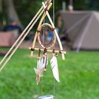 Auear Metal Dream Catcher Rings Hoops Gold Macrame Ring For Dream 6 Pack 3 