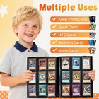 360 Card Pocket Binder With Elastic 9 Pocket Trading Cards Album Folder  Black