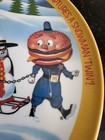 Vintage 1977 Mcdonald   s Winter Plate Plastic Melamine Four Seasons Series 10   