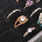 Vintage   Antique Style  Mixed Lot Of 11 Rings  Sz 8 To 5 