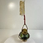 Vintage Miniature Copper Train railroad Lantern With Marble  1  Rare Find