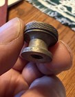Vintage Reclaimed Thumb Screw Nut  1 4  Nc  Aged Nickle Patina Restoration
