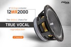 2x Prv Audio 12mr2000 Midrange Car Audio 12  Speakers 8 Ohm 12mr Pro 4000 Watts