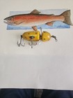 Vintage Pflueger Globe Fishing Lure Jointed Wooden Body Model  3750 2-3 4