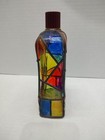 Vintage Stained Glass Bottle Style