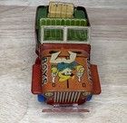 Vintage Tin Japan Jeep Boys Friction Jeep Toy
