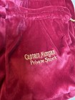 Captain Morgan Rum Liquor Red Velvet Bag Lot Of 6 Gold Drawstring Private Stock