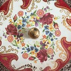 Round Floral Vintage Metal Tin Box  Designed By Daher Made In England 