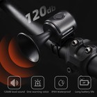 Electric Bike Horn 120db Waterproof Bicycle Alarm For Handlebar Ebike Scooter