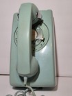 Vintage Bell System Western Electric Rotary Dial Wall Mount Phone Turquoise Blue