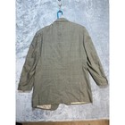 Pal Zileri Mens 52r Wool Plaid Blazer Suit Jacket Made In Italy Gray 42r