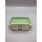 Vintage Ceramic Wall Mount Soap Dish Mint Green