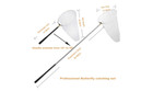 Butterfly Net Bug Insect Catch Bat Dragonfly Fishing No Slip 12  Ring 59  Handle