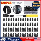 120 Pcs Tire Repair Rubber Screws Auto Quick Puncture Plug Kit With Screwdriver