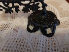 Vintage Ornate W leaves Cast Iron Wall  Oil  Lamp Candle Swing Arm No Bracket