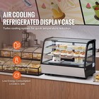 5 Cu ft Commercial Refrigerated Display 35  Countertop Bakery Showcase W led