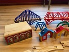 Thomas Brio Wooden Train Track 164 Pieces Mixed Lot Bridges Trains Accessories