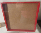 New Sudberry House Red Small Square Tray 8 3 4  Square Opening