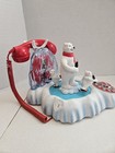 Vintage Coca-cola Polar Bears Ice Skating Animated Musical Light-up Telephone