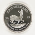 South Africa 2019 Krugerrand 1 Oz Silver Proof Coin Gem  box   Coa