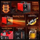 8kw 12v 24v 110v Diesel Air Heater Bluetooth App Control For Garage Campervan Uk