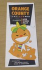 Vtg 1957 Orange County Hysterical Map 1960 Brochure disneyland knotts Berry Farm
