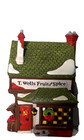 Dept 56 T Wells Fruit   Spice Shop Dickens Village 5924-2 Lighted