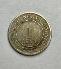1938-h North Borneo Charter Company 1 Cent British Malaysia Great Condition Km 3