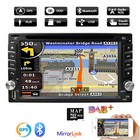 Camera gps Nav 6 5  Double 2din Car Stereo Radio Cd Dvd Mp3 Player Bluetooth