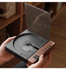 Syitren R300 Bluetooth Cd Player Wood Desktop Stereo Remote Aux Usb