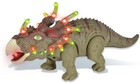 Walking Dinosaur Toy For Kids 3-6  Triceratops With Led Light   Sound  Battery P