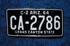 1964 Arizona License Plate Truck