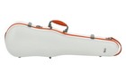 Gewa Pure 1 8 Shaped Polycarbonate 4 4 Violin Case - White orange