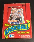 1985 Topps Baseball Empty Wax Display Box  no Cards  Packs Or Wrappers  Vintage