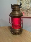 Antique Perko Nautical Lantern Maritine 17    Tall 360 Red Fully Functional