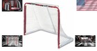 Portable Steel Hockey Goal 52x43 - Lightweight   Sturdy