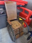 Antique Wicker wooden  Wheelchair-good Condition  Circa 1860-1910 