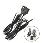 Car Dash Flush Mount Dual Usb Port Panel Interface Extension Cable Adapter 145cm